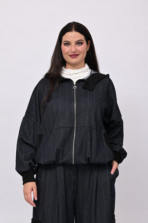 Completo spigato zip - Blu