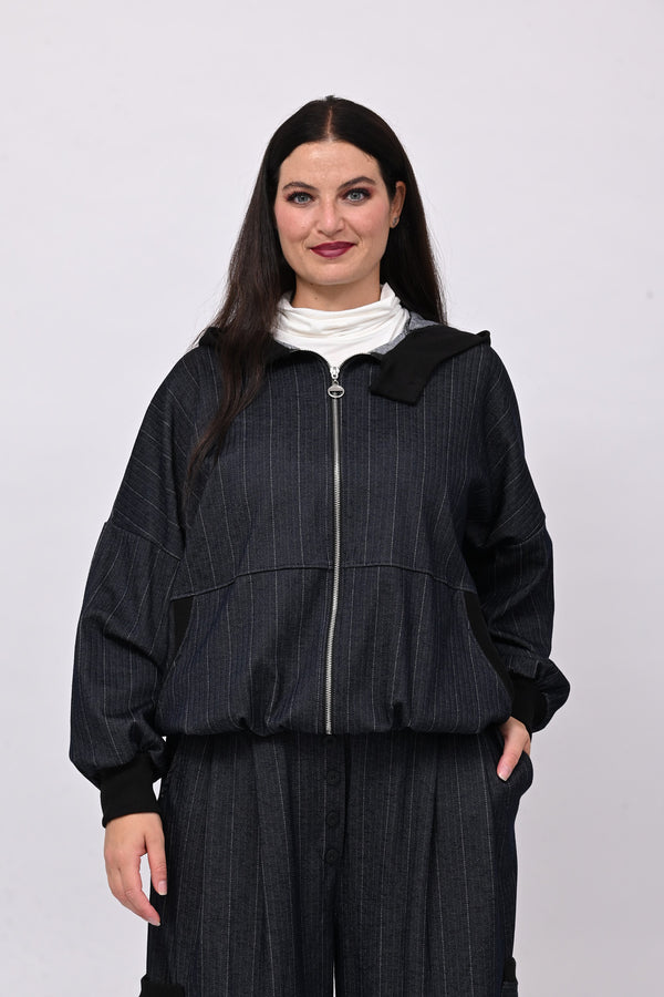 Completo spigato zip - Blu