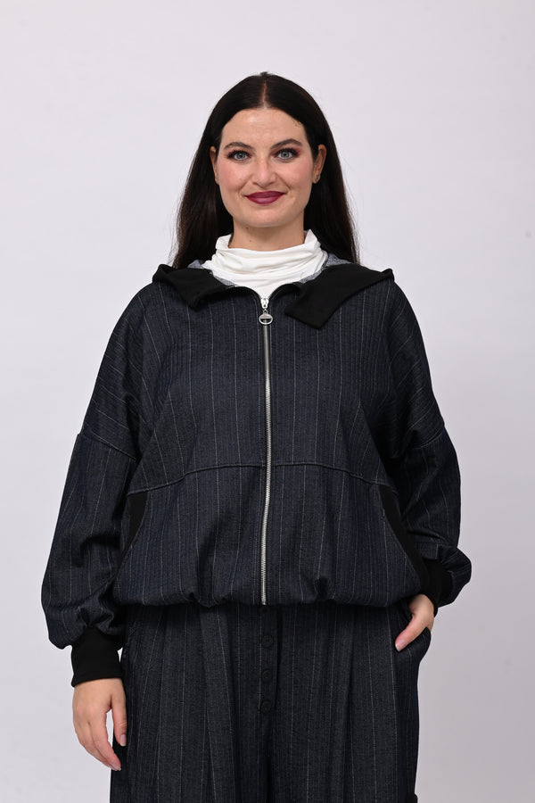 Completo spigato zip - Blu