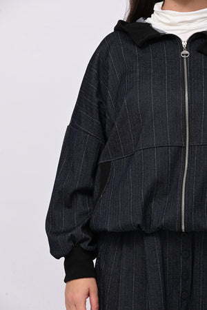 Completo spigato zip - Blu