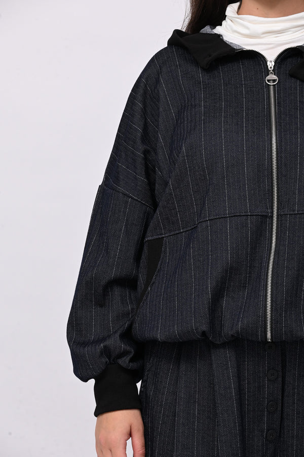 Completo spigato zip - Blu