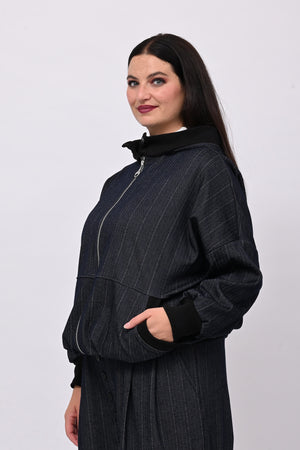 Completo spigato zip - Blu