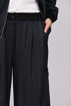 Completo spigato zip - Blu