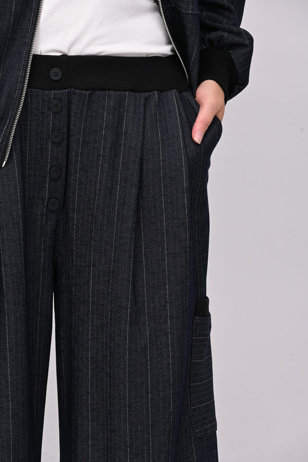 Completo spigato zip - Blu