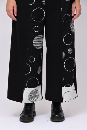 Gaucho inserti bolle - Nero