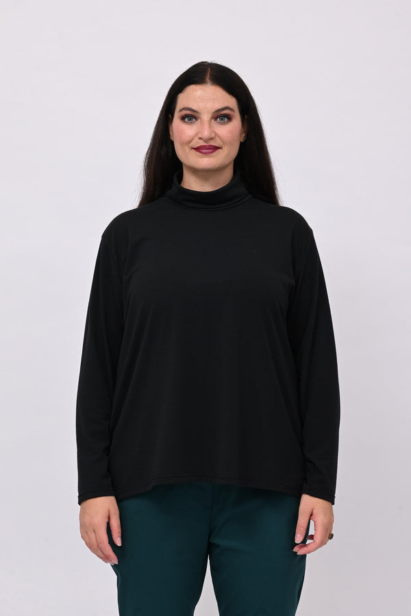 Lupetto viscosa - Nero