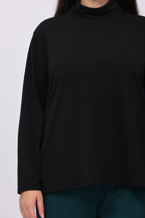 Lupetto viscosa - Nero