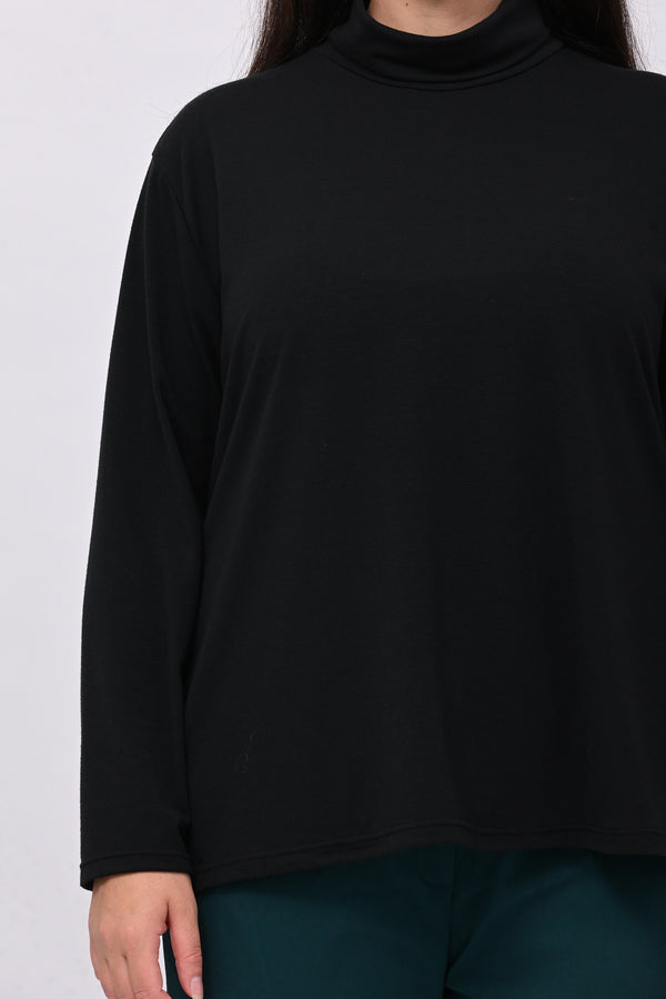 Lupetto viscosa - Nero