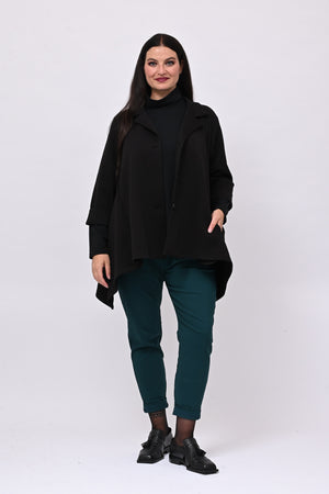 Giacca neoprene punte - Nero
