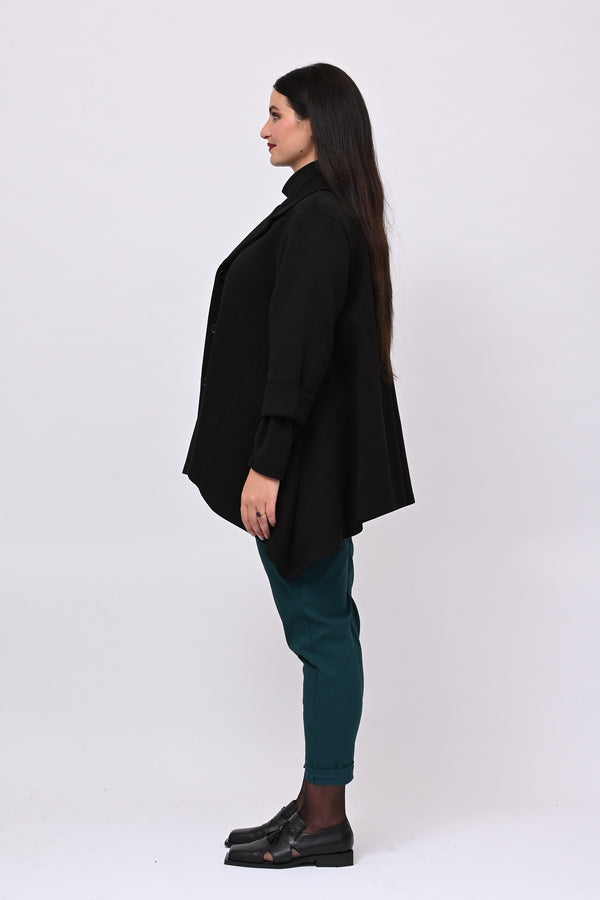 Giacca neoprene punte - Nero