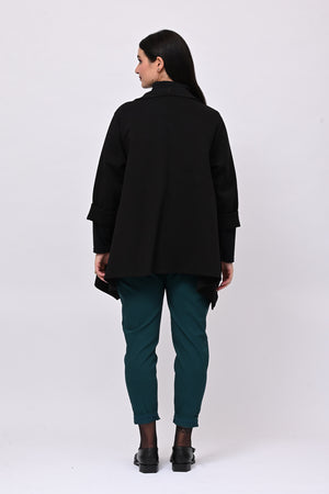 Giacca neoprene punte - Nero