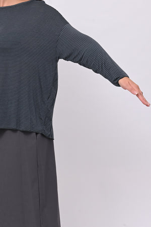 Maglia scatoletta righe - JEANS