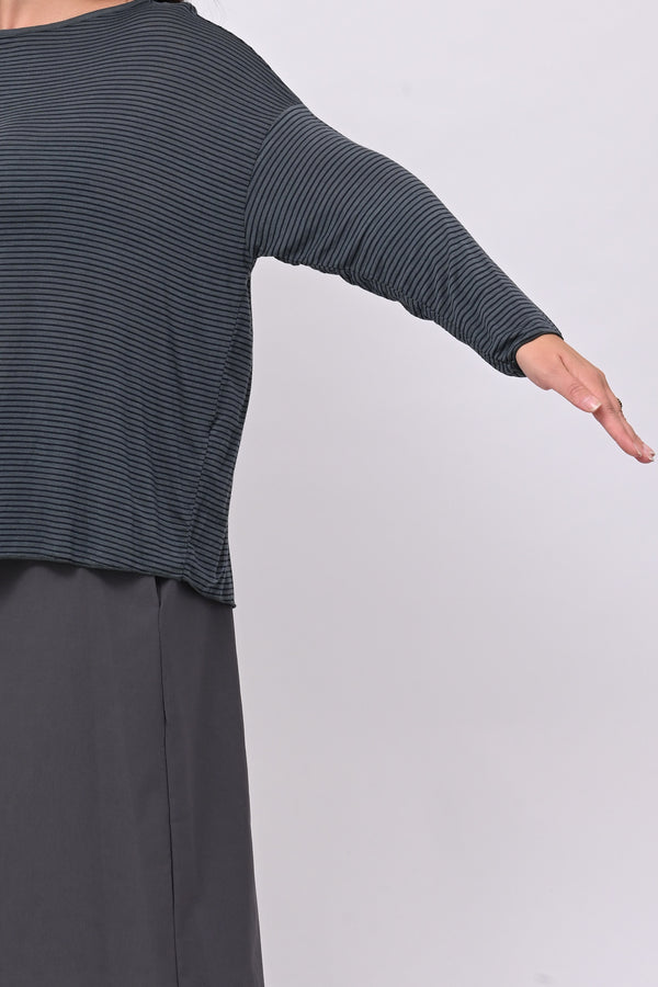Maglia scatoletta righe - JEANS