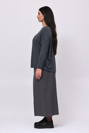 Maglia scatoletta righe - JEANS