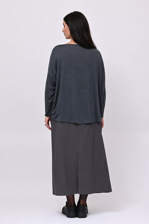 Maglia scatoletta righe - JEANS