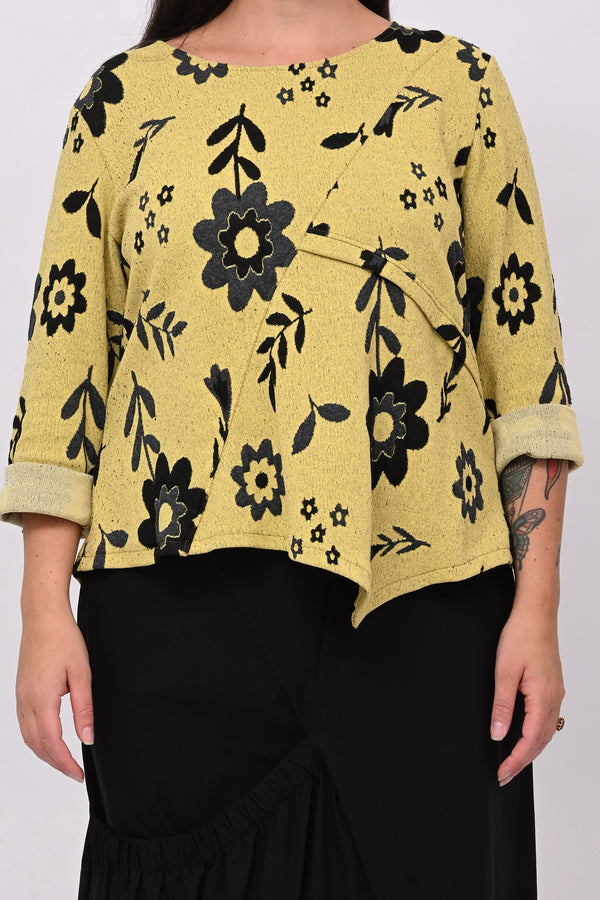 Maglia punta fiori - Lime