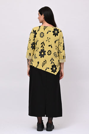 Maglia punta fiori - Lime