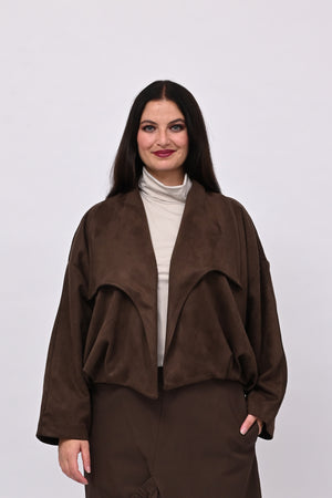 Bomber dainetto arricciato - Moro