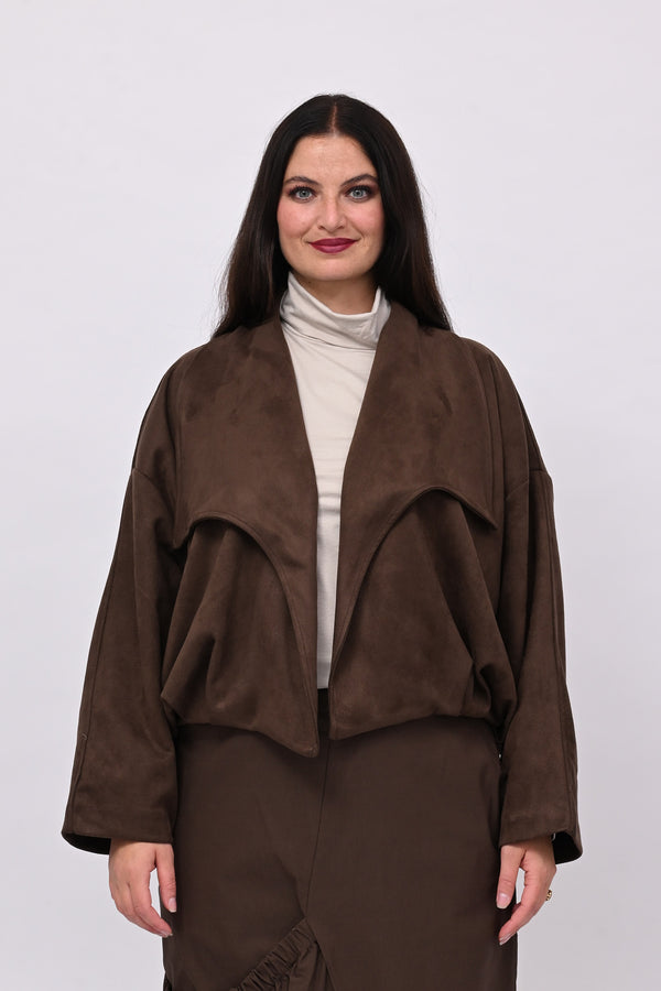 Bomber dainetto arricciato - Moro