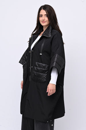 Mantella inserto piumino - Nero