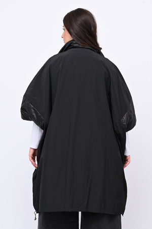 Mantella inserto piumino - Nero