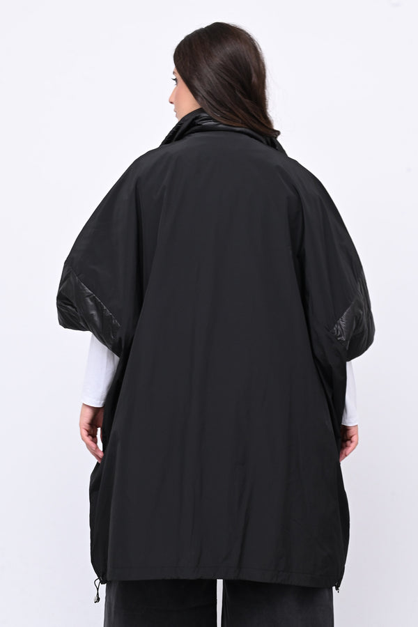 Mantella inserto piumino - Nero