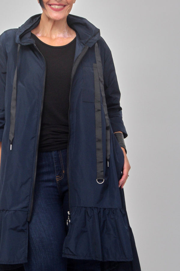 Trench balza - Blu