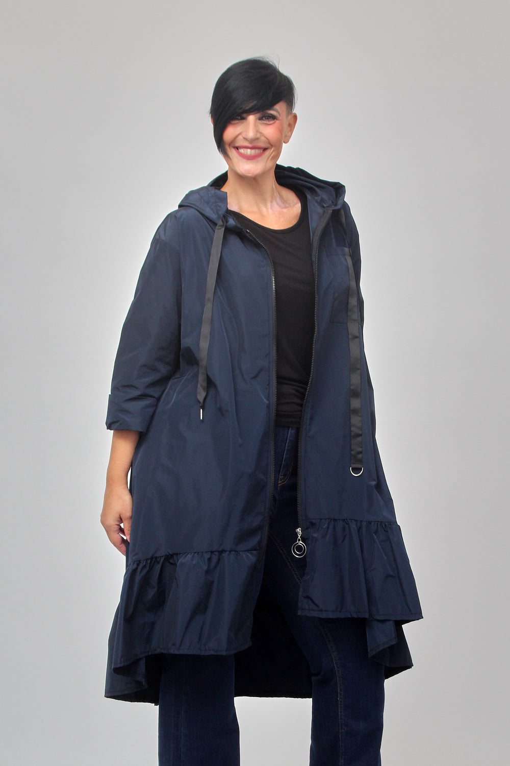 Trench balza - Blu