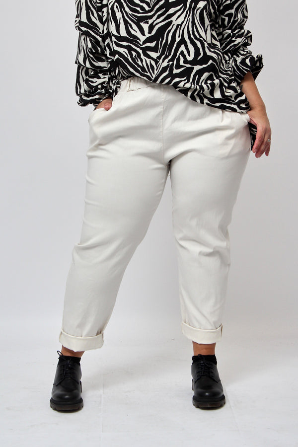 Pantalone bengalina over - Burro