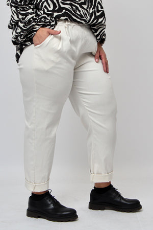Pantalone bengalina over - Burro
