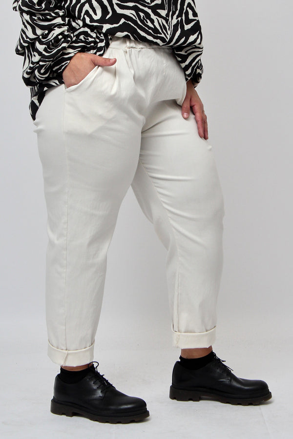 Pantalone bengalina over - Burro