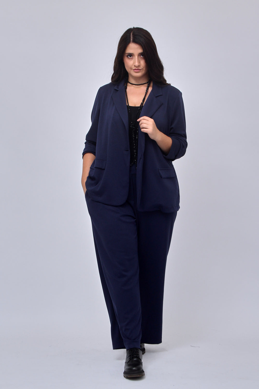 Tailleur neoprene - Blu