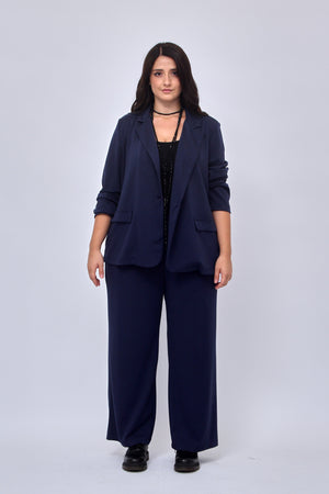 Tailleur neoprene - Blu