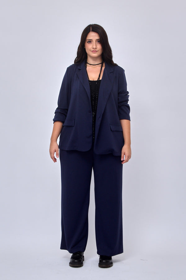 Tailleur neoprene - Blu