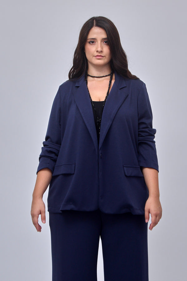 Tailleur neoprene - Blu