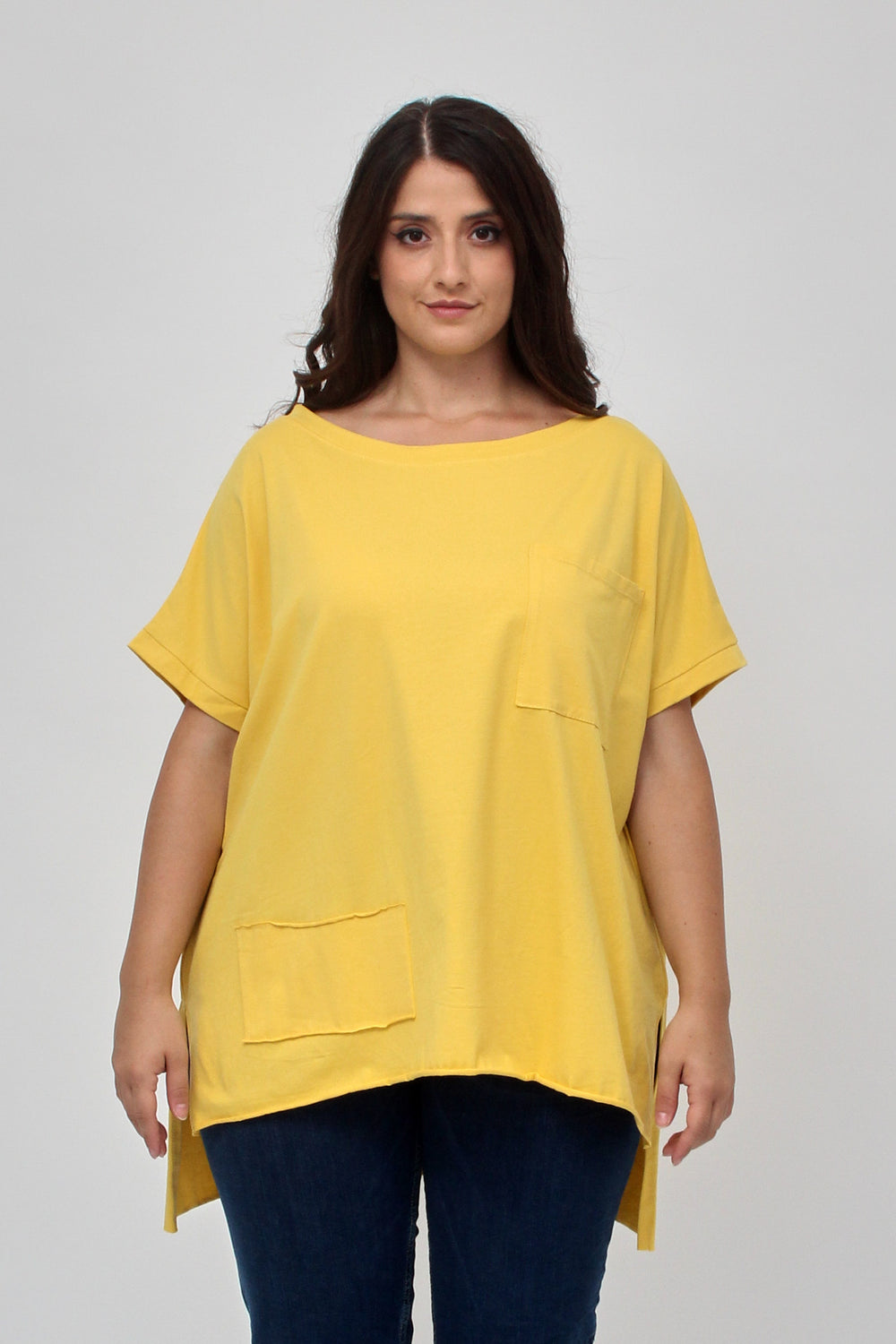 Pocket and patch box jersey - Mango