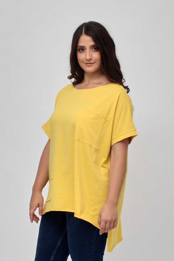 Pocket and patch box jersey - Mango