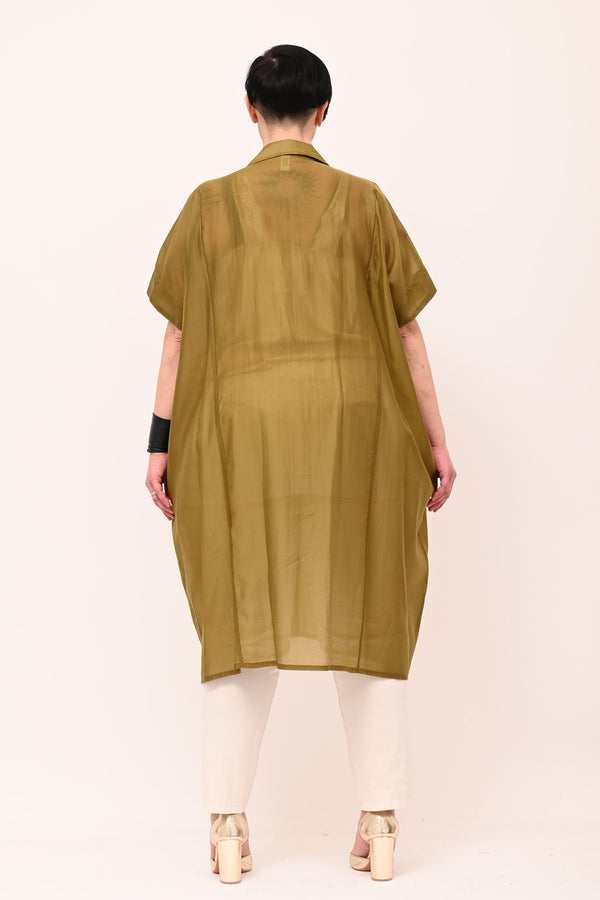 Camicia over tasconi - Oliva