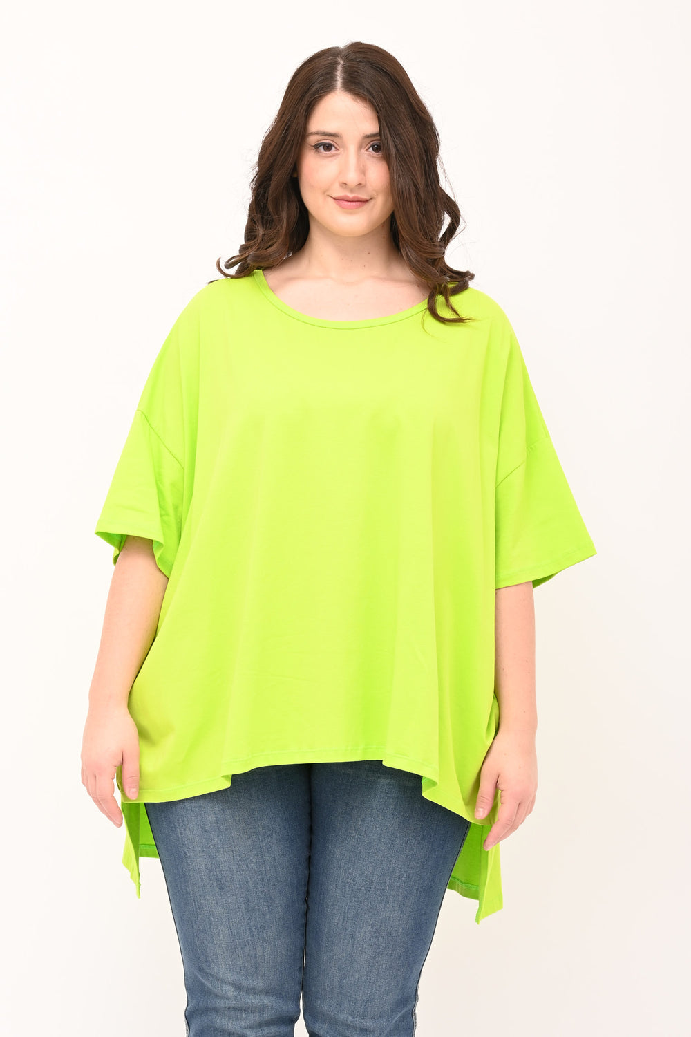 Oversized Box T-Shirt - Acid Green