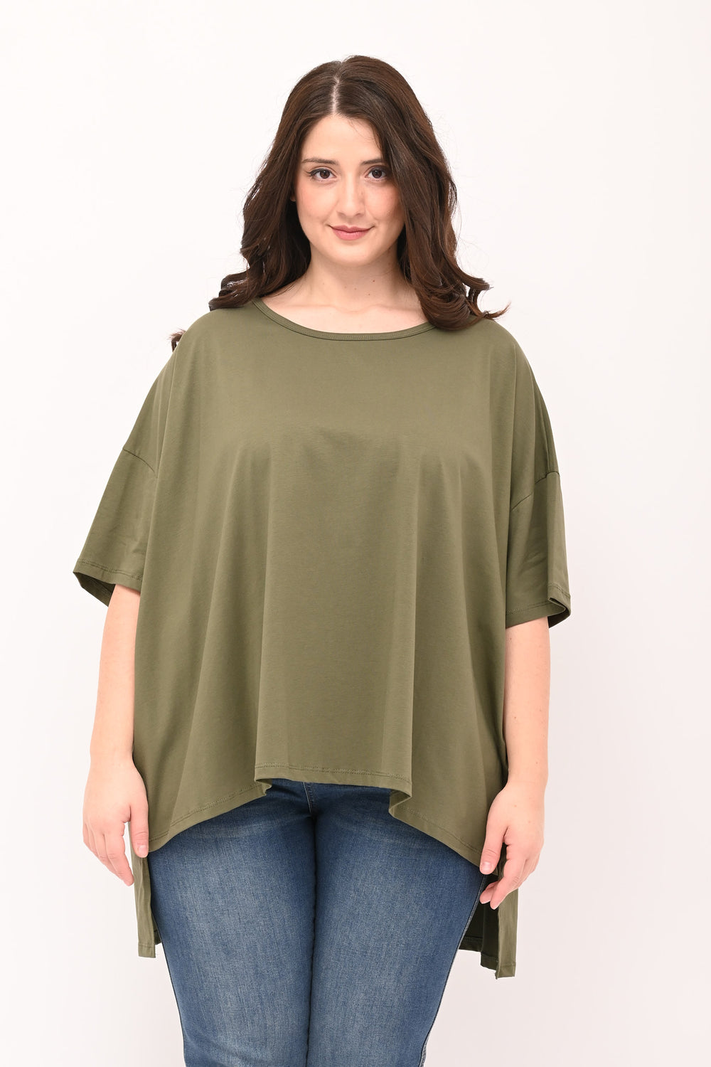 Oversized Box T-Shirt - Military Green