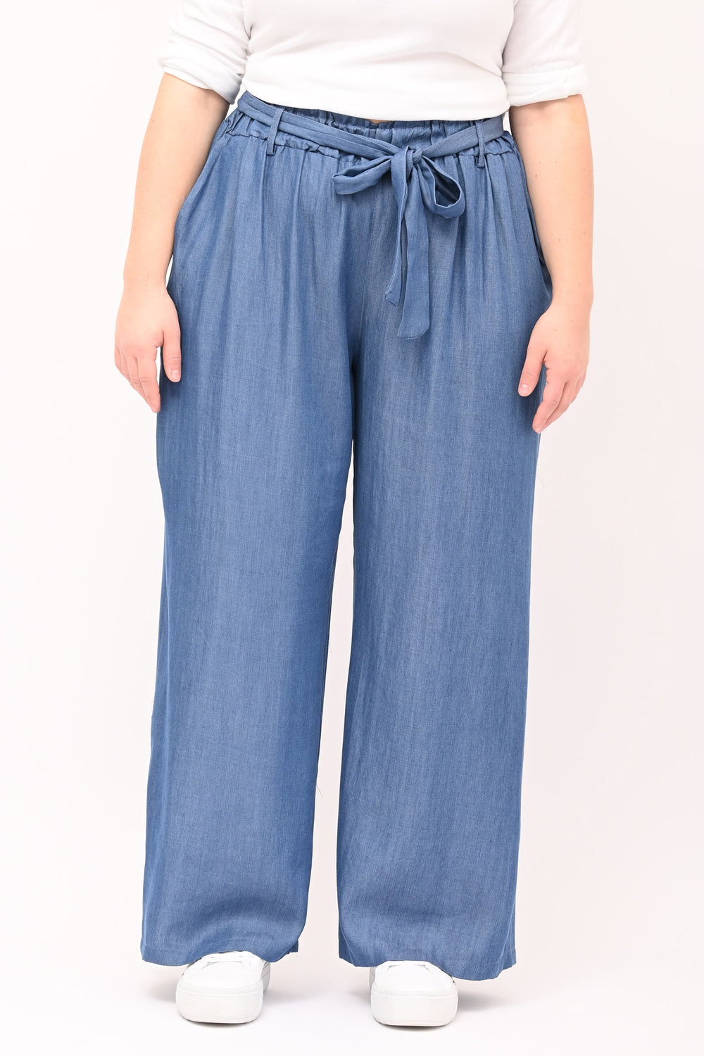 Chambrie jeans with belt - Dark jeans