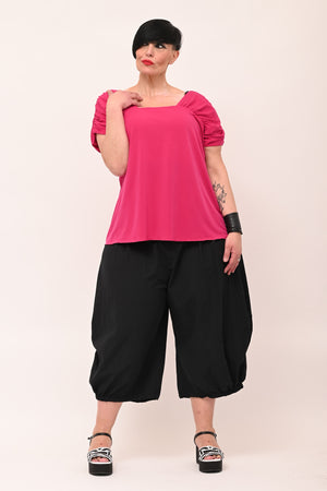 Blusa laccio collo - Fucsia