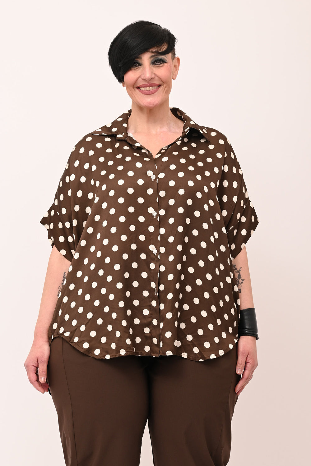 Camicia scatola raso - Pois Moro