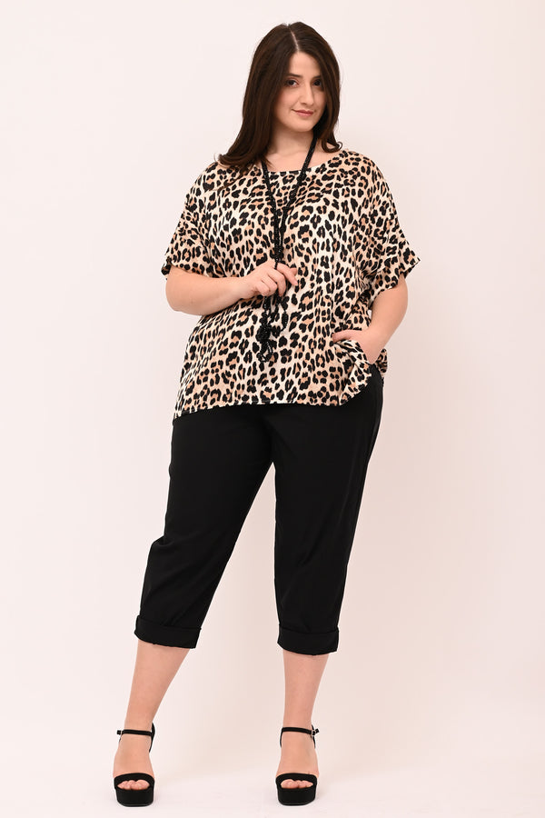 Blusa animalier scatola - Maculato piccolo