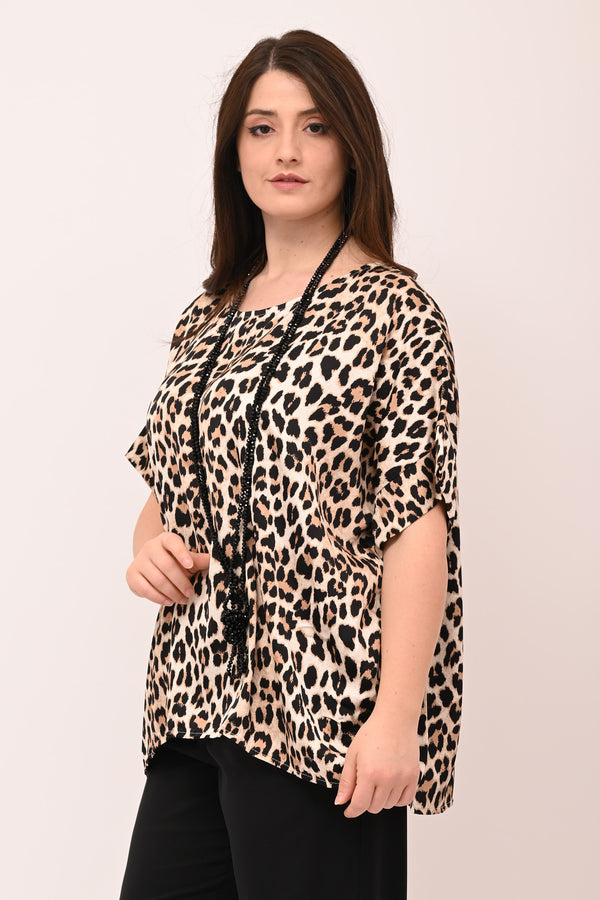 Blusa animalier scatola - Maculato piccolo