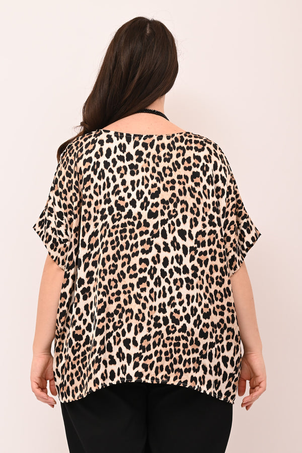 Blusa animalier scatola - Maculato piccolo