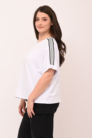 Maglia banda sport - Bianco