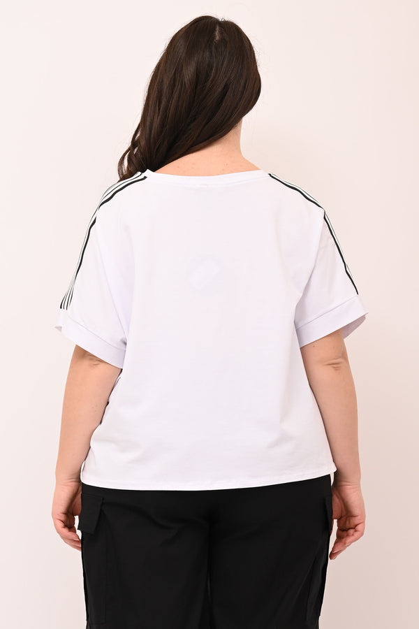 Maglia banda sport - Bianco
