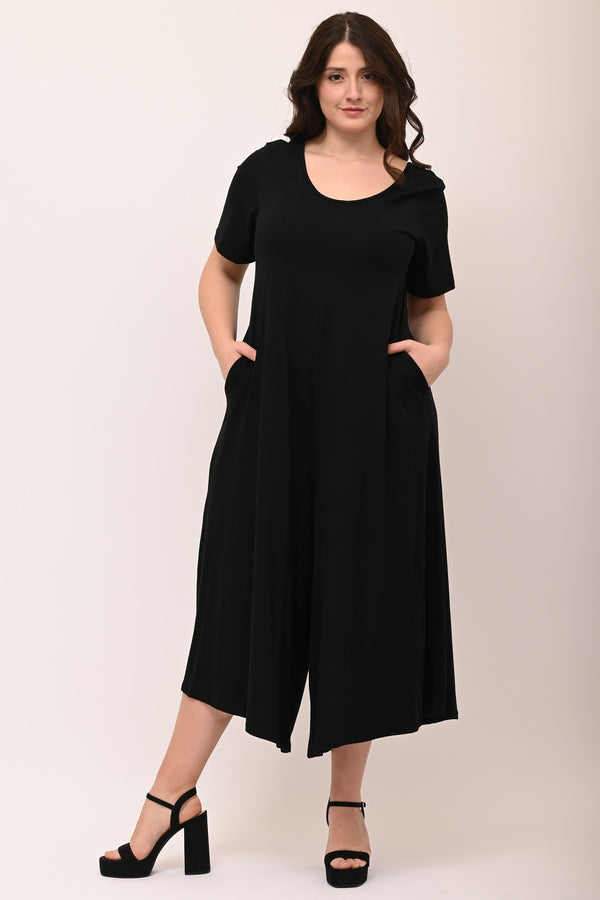 Tuta cavallo basso over - Nero