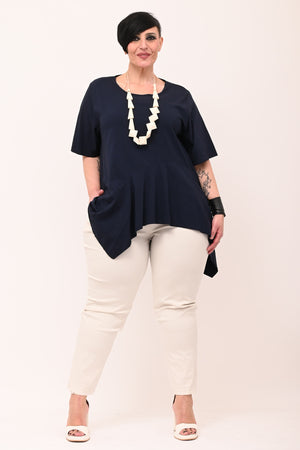 Maglia bengalina punta - Blu